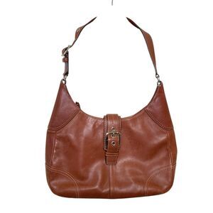 Coach Hamilton VTG Hobo Shoulder Bag British Tan Camel Leather Purse Y2K Vintage